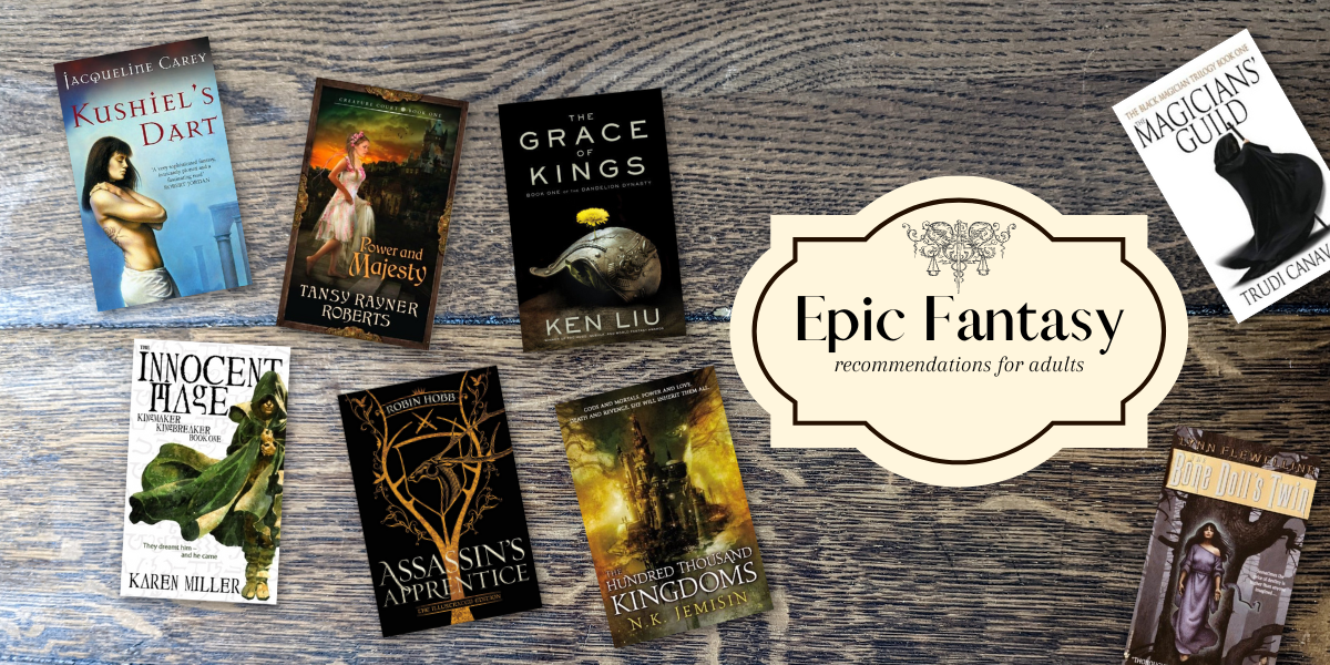 Adult epic fantasy recommendations