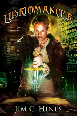 Libriomancer by Jim C. Hines, the first book in the Magic Ex Libris series